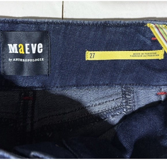 Maeve Anthropologie The Colette‎ High Rise Jeans Size 27 - Picture 3 of 7